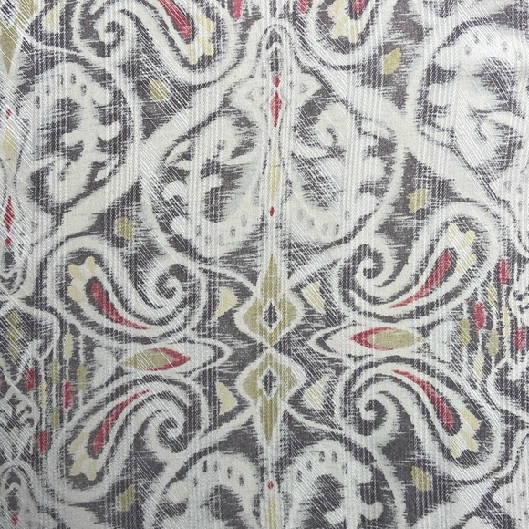 tommy bahama men 100% silk short sleeve button up shirt 2xl geometric gray - Picture 7 of 7